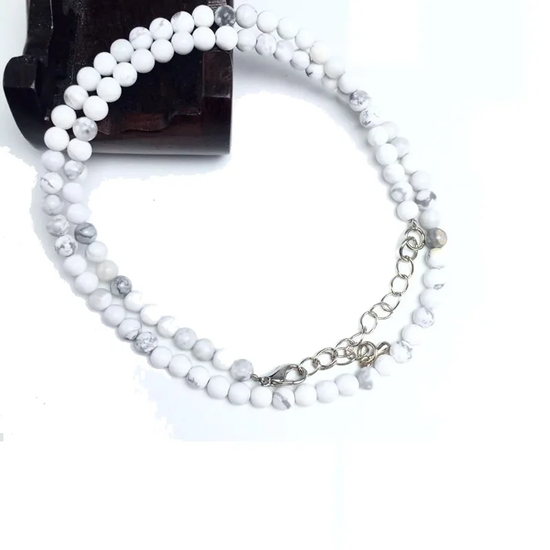 collier perle blanc